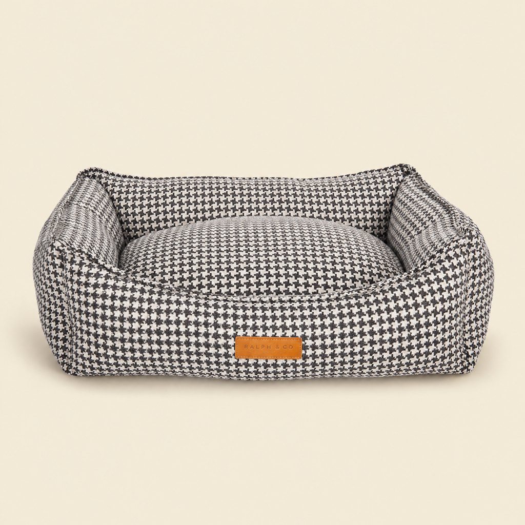 The Kensington Houndstooth Bolster Bed by Ralph & Co, packshot