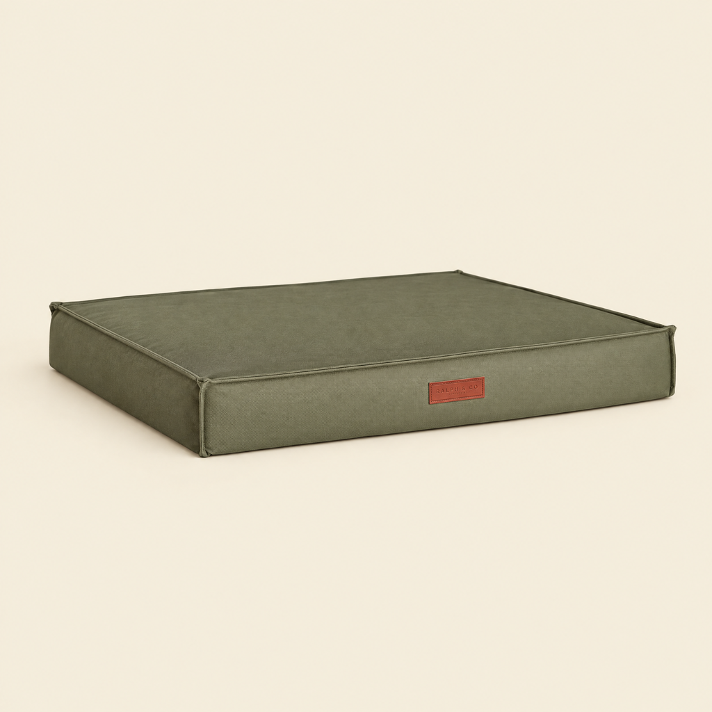 The Henley Waterproof Memory Foam Pillow Bed by Ralph & Co, packshot on cream