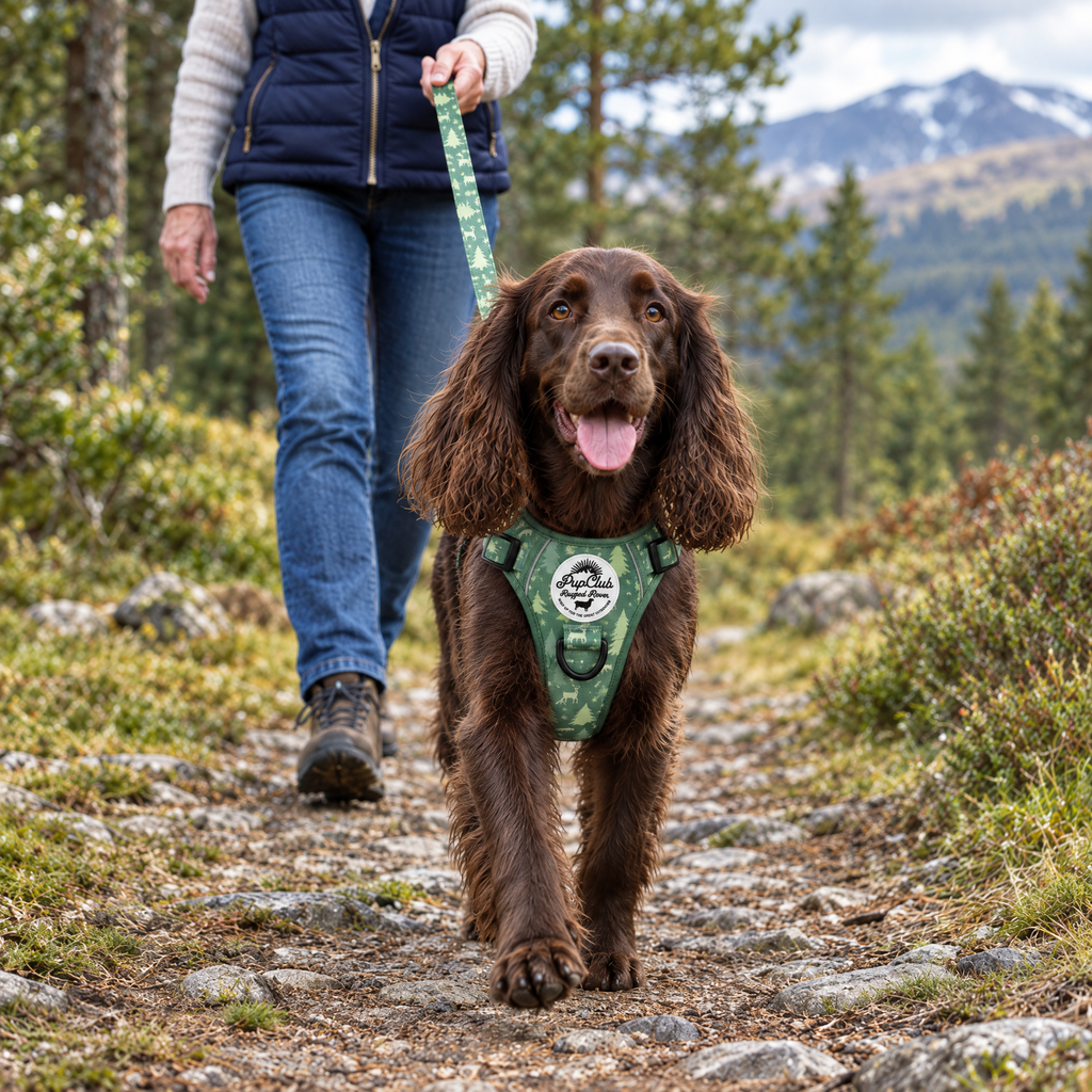 Evergreen Trails PupClub lead on a dog walk