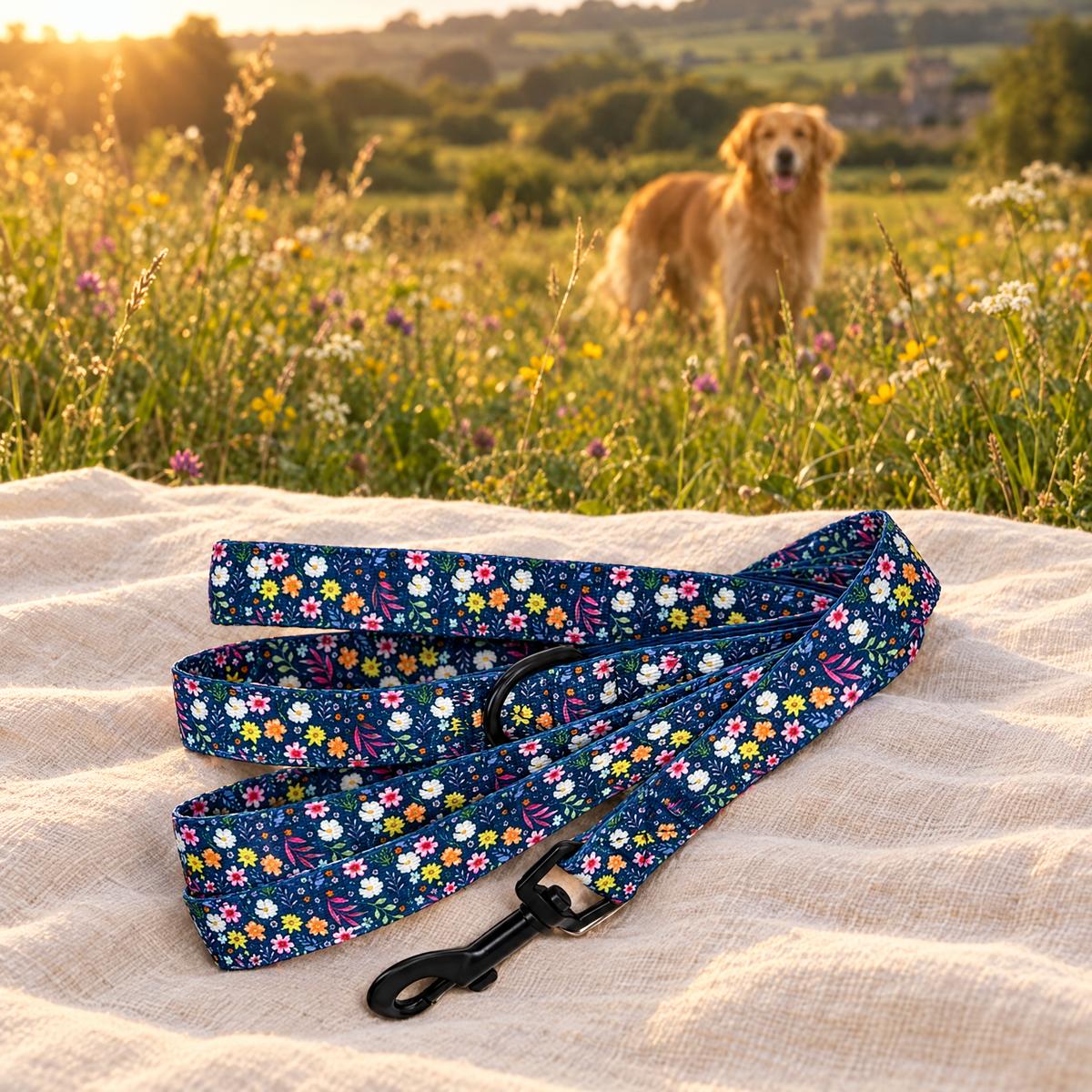 Summer Meadow PupClub dog lead