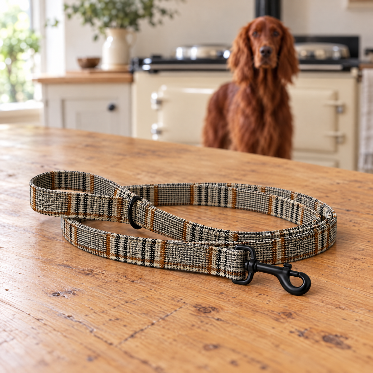 Foxbury Plaid PupClub dog lead