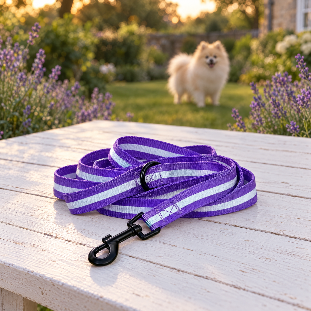 Lilac Blush PupClub dog lead