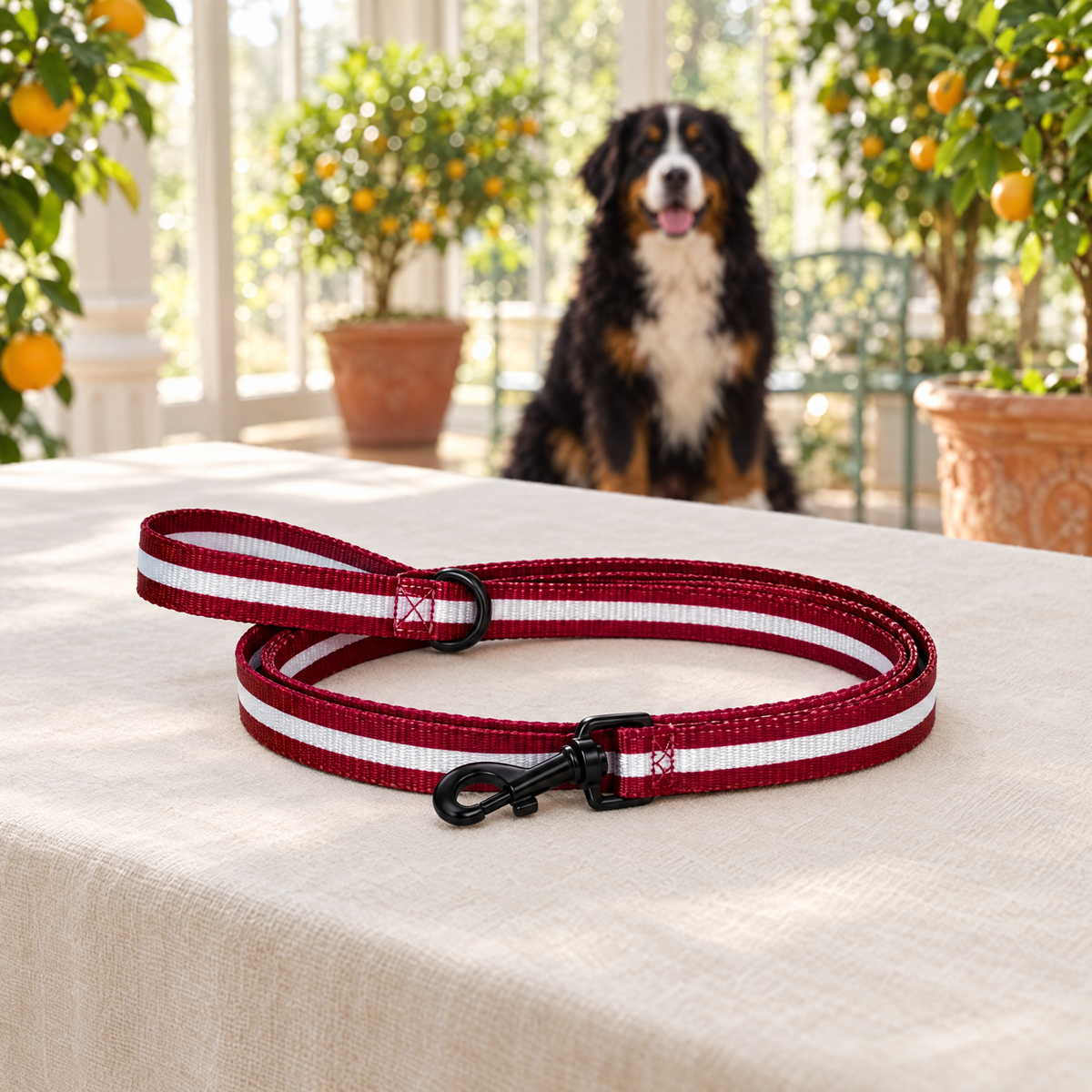 Berry Red PupClub dog lead