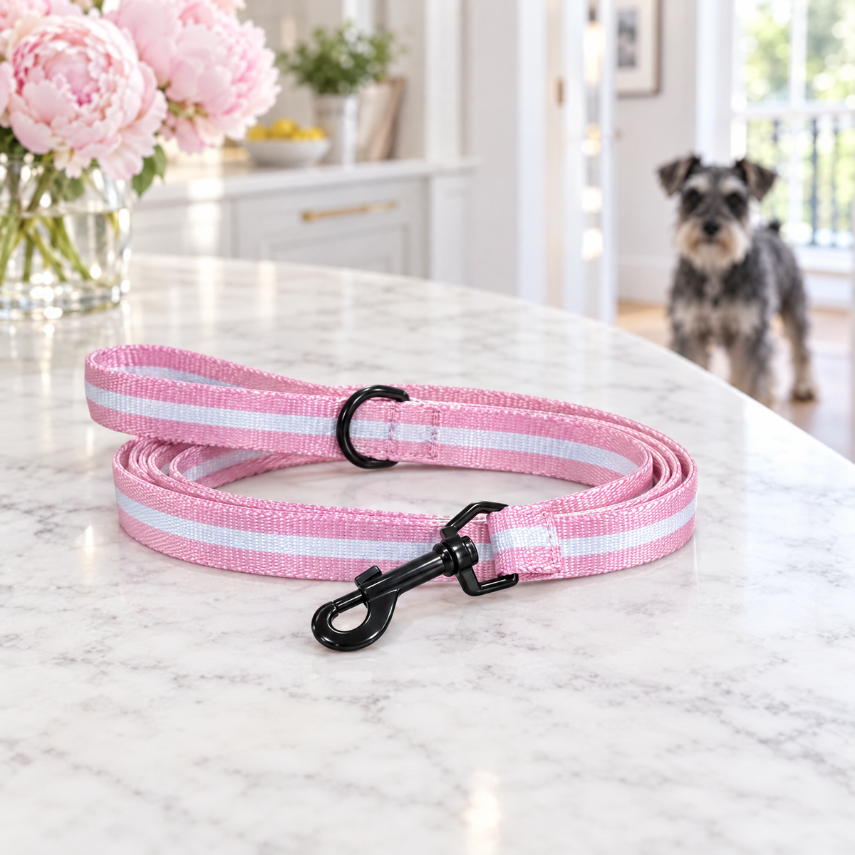 Pastel Pink PupClub dog lead