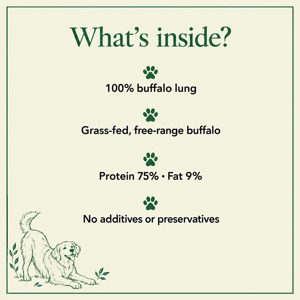 What's inside Buffalo Lung Steaks by The Buffalo Co.