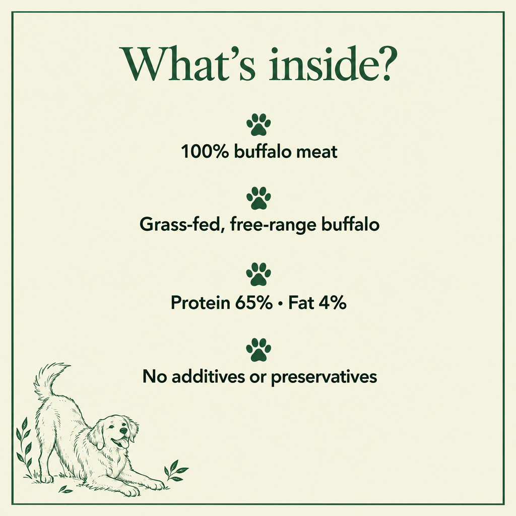 What's inside Buffalo Meat Jerky by The Buffalo Co.