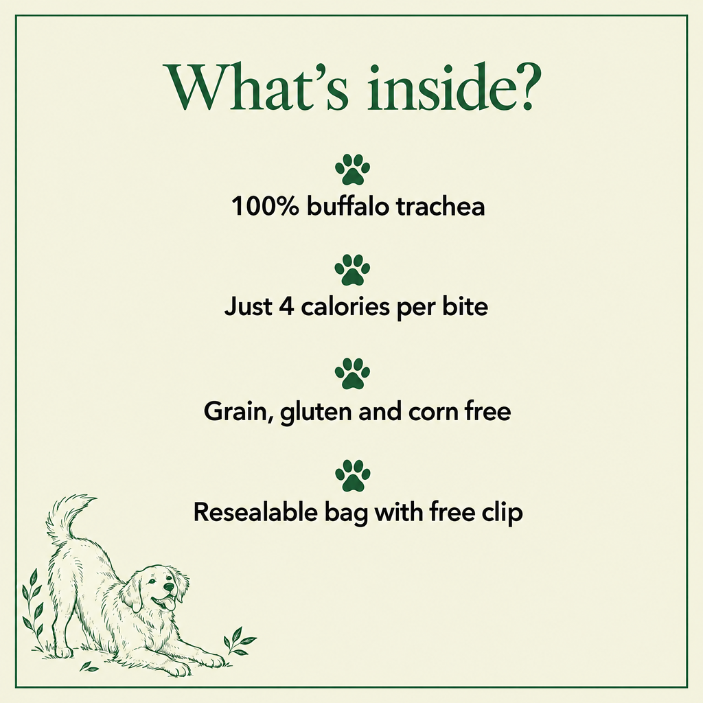 What's inside Buffalo Trachea Bites by The Buffalo Co.
