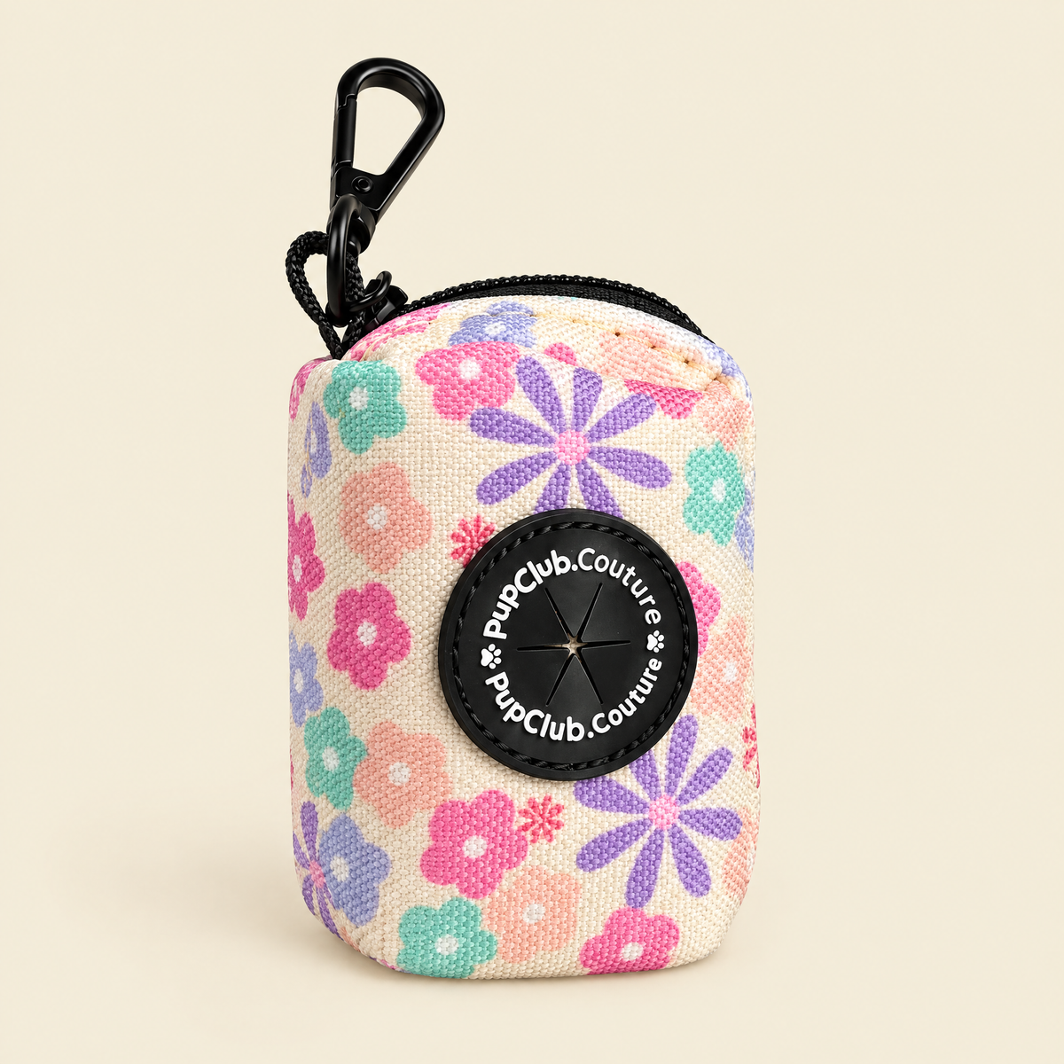 Pretty Petals poo bag holder by PupClub Couture