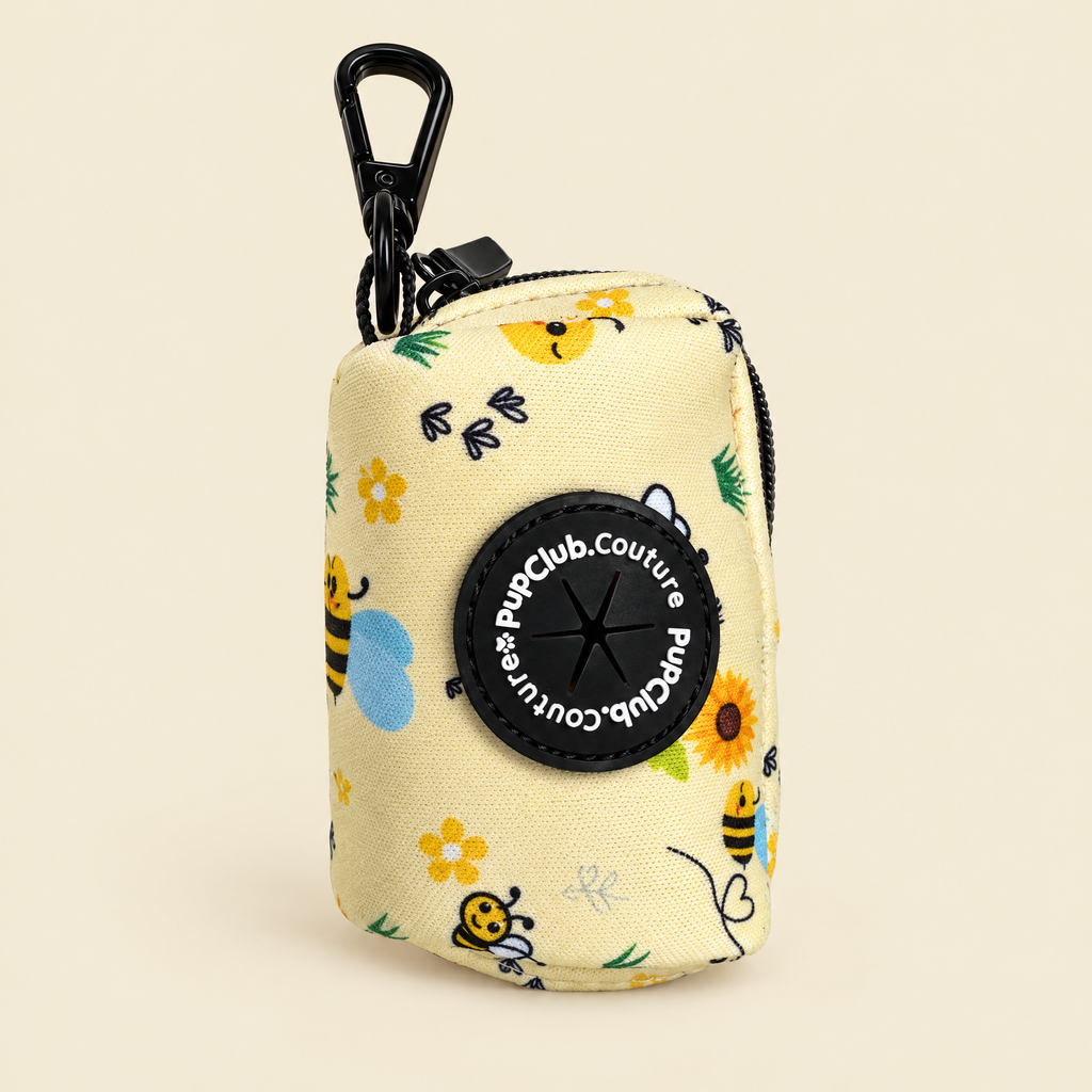 Bee-utiful Summer poo bag holder by PupClub Couture
