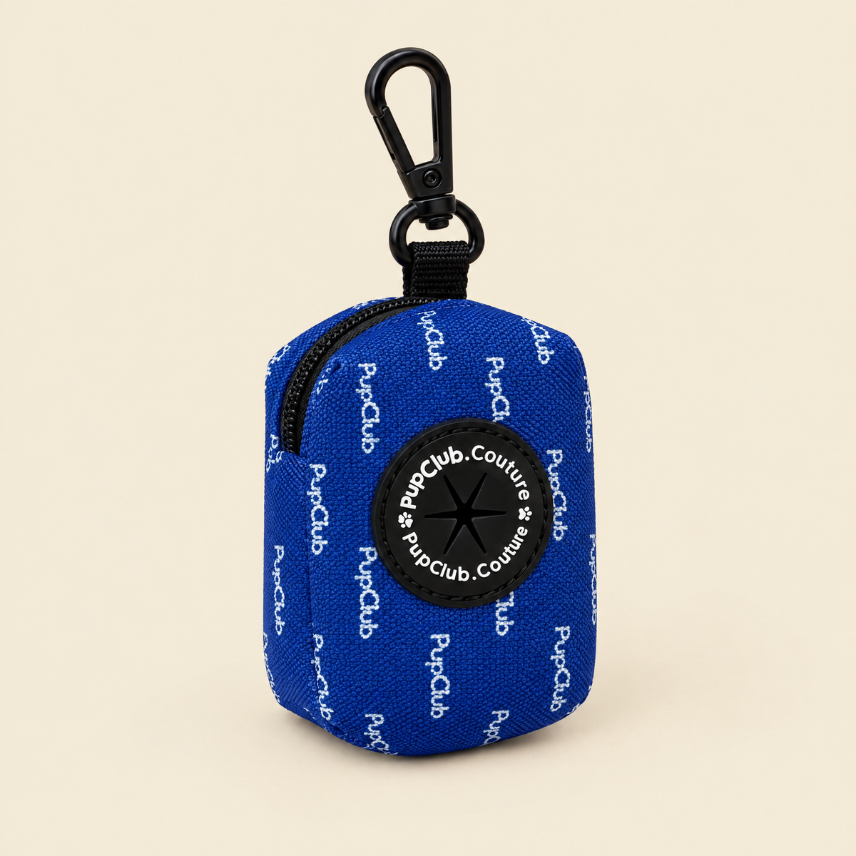 Royal Blue poo bag holder by PupClub Couture