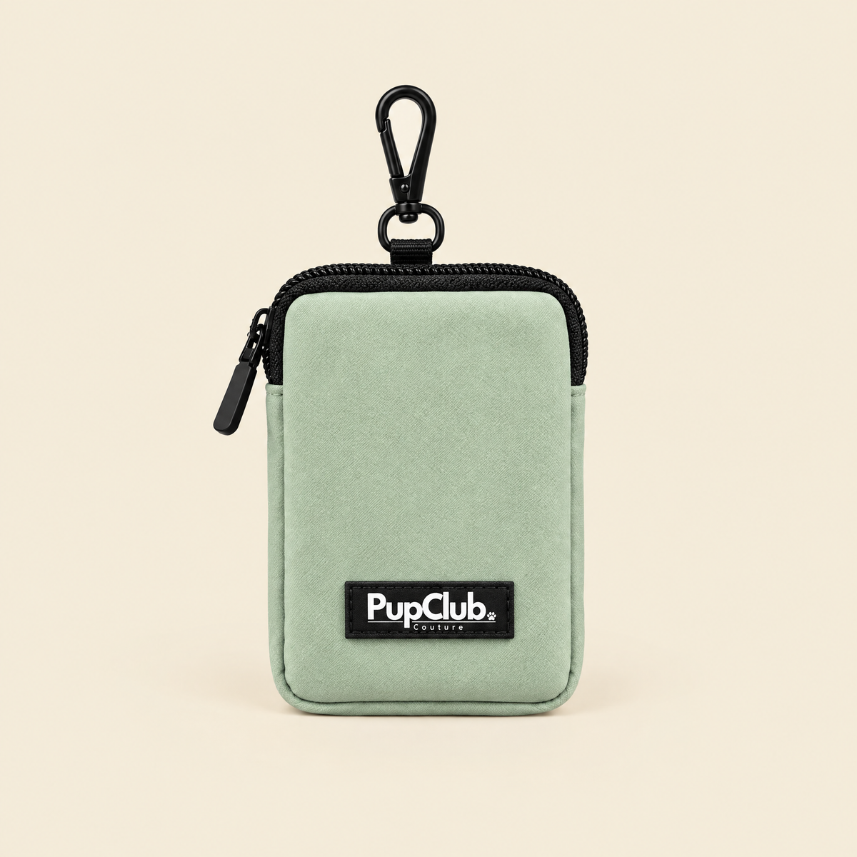 Sage Green dog treat pouch by PupClub Couture