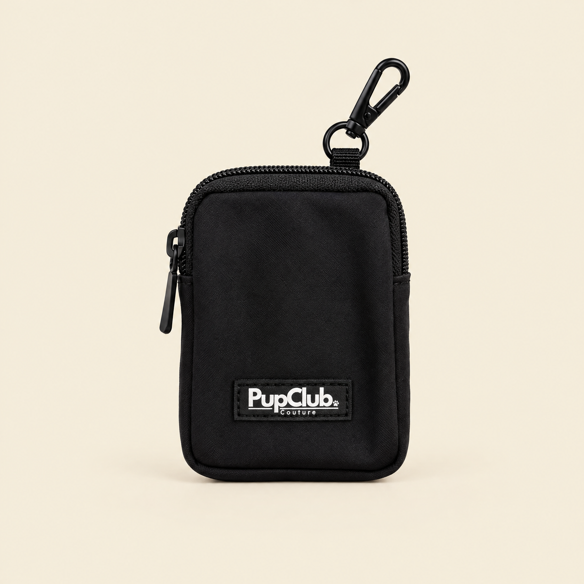 Black dog treat pouch by PupClub Couture