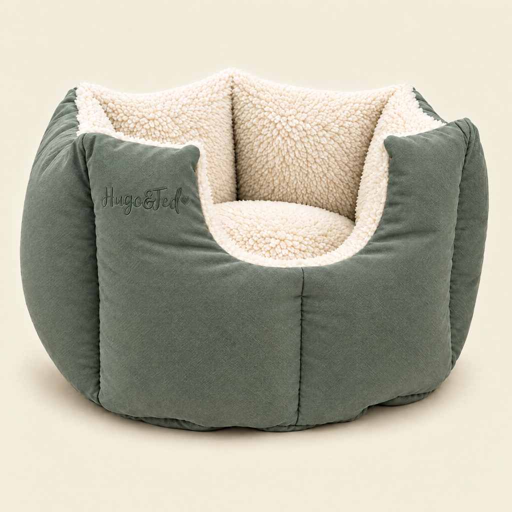 The Rainfleece Fortress Bed by Hugo & Ted in Sage